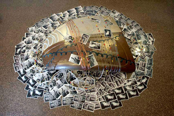 can you hear me   mixed media  300 x 200 cm 2015 Foto Kurt Hamann