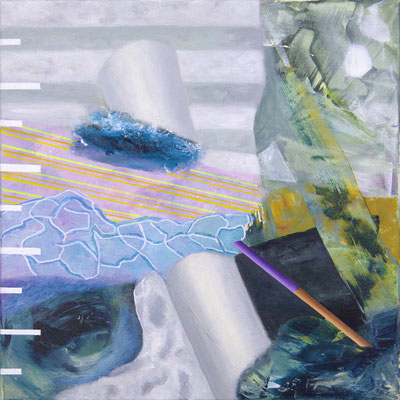 Spitzbergen II Acryl / Lwd. 50 x 50 cm 2025