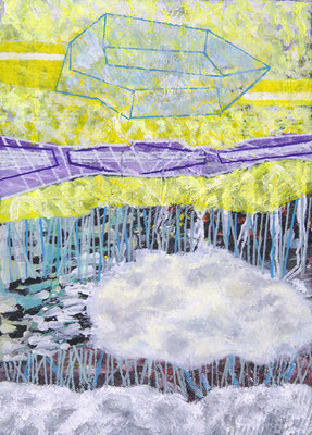 Schmelze I  Acryl / Lwd.   25 x 35 cm 2024