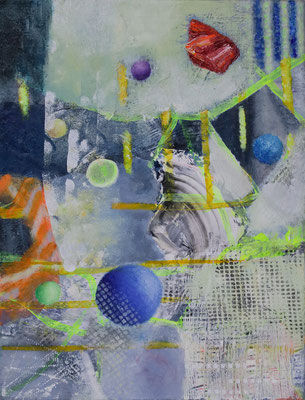 Camouflaged area III Acryl / Lwd. 30 x 24 cm 2019-2024