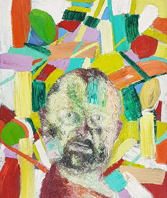 Porträt von J.  Öl/Lwd  50 x 60cm  1992