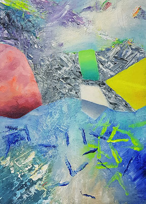 Äther  Acryl / Lwd. 25 x 35 cm 2019