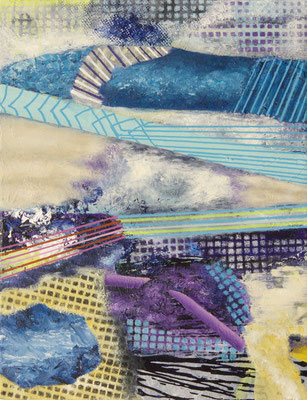 Training ground IV Acryl / Lwd. 30 x 40 cm 2024