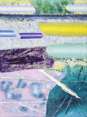 Training ground II Acryl / Lwd. 30 x 40 cm 2024
