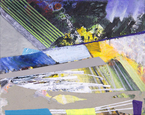 Camouflaged area II Acryl / Lwd. 30 x 24 cm 2024