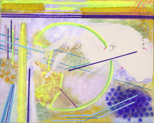 Training ground V Acryl / Lwd. 24 x 30 cm 2024
