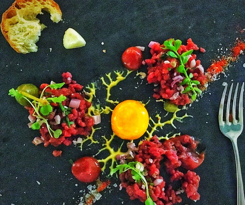 Beef Tartare Restauracia pod hradom