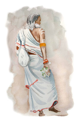 carnet de voyage Inde sadhu