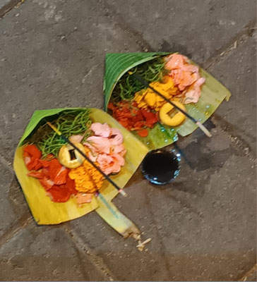 Bali offrandes