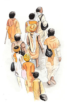 carnet de voyage Inde sadhus