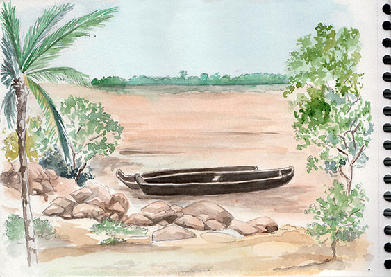 carnet de voyage Guyane fleuve Maroni