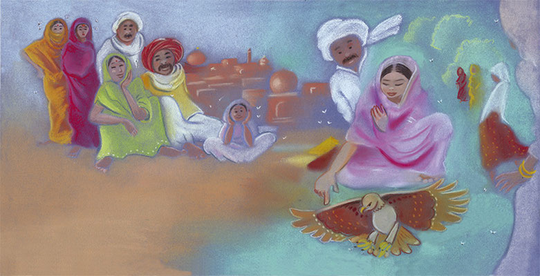 illustration jeunesse pastel 