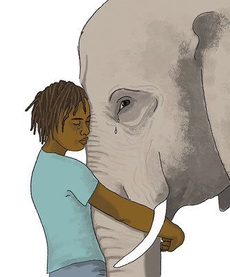 illustration jeunesse éléphant