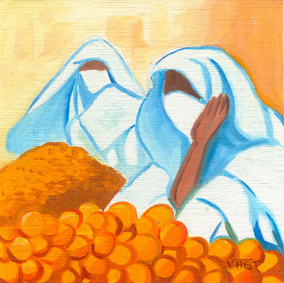 artiste peintre tableau huile petit format cadeau