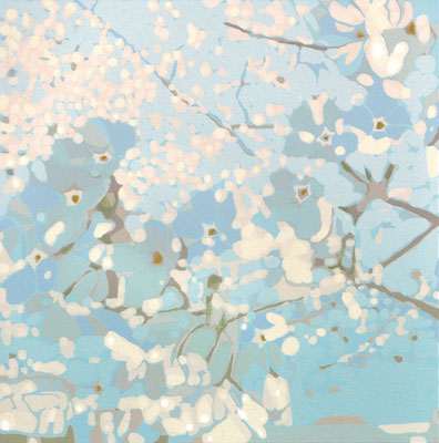 Blue Flower_260×260（180×180）mm_silkscreen_ed.8_2025_HidemiMOMMA