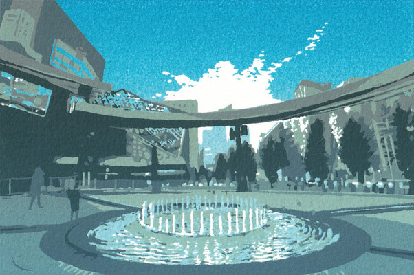 池袋_Ikebukuro_128×182mm_silkscreen_2023_HidemiMOMMA.jpg