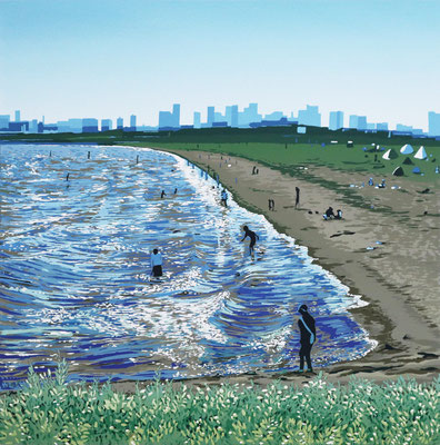 初夏_Early Summer_490×490(410×410)mmsilkscreen_2023＿HidemiMOMMA.jpg