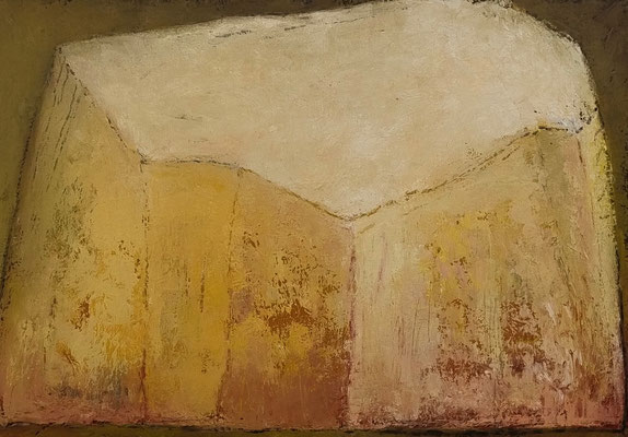 Yellow stone - 2026 - 90x130cm -  oil on canvas - 