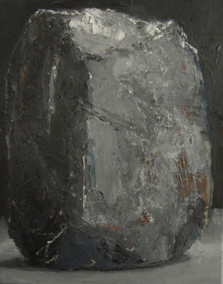 Zwarte steen - 2014 - 40 x 50cm - oil on canvas