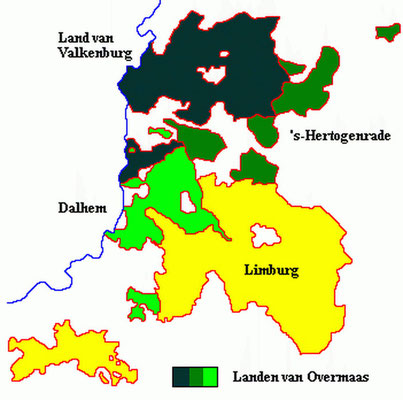 Das Herzogtum Limburg um 1555