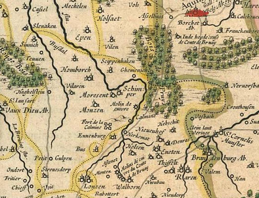 Hauset in Limburg 1663