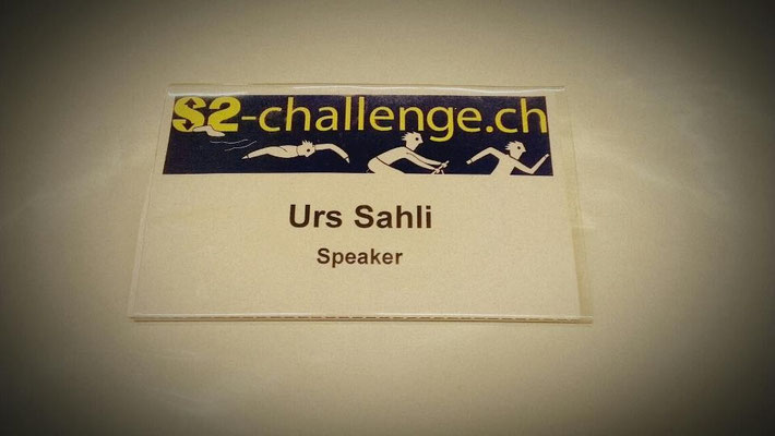 Moderation, Moderator Urs Sahli aus Bern @ www.s2-challenge.ch
