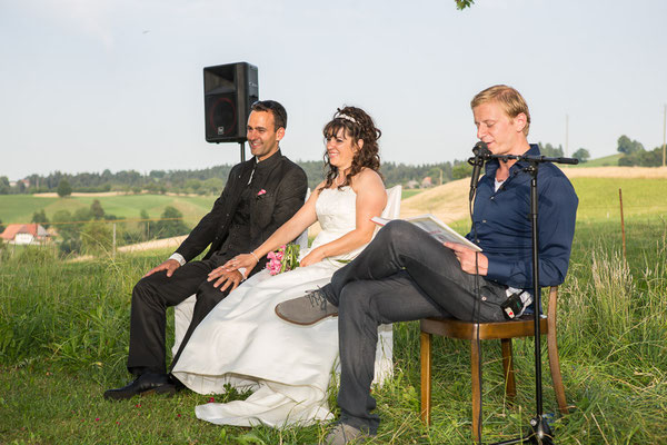 Moderation, Moderator Urs Sahli aus Bern @ Liebesgeschichte.ch Hochzeit Susanna & Matthias
