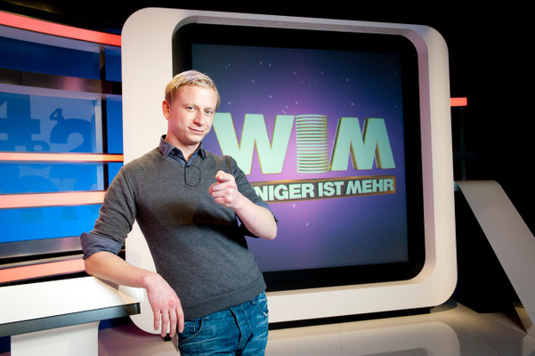 Moderation, Moderator Urs Sahli aus Bern Warm Up "Weniger ist mehr" beim SRF