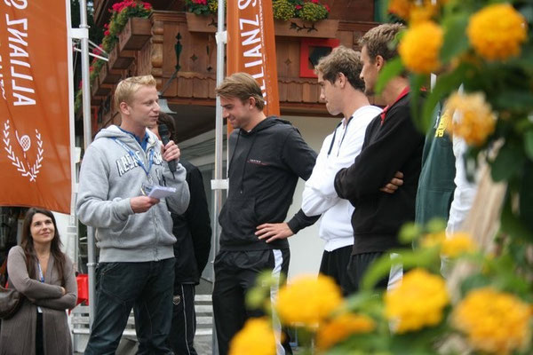 Moderation Allianz Suisse Open Gstaad 