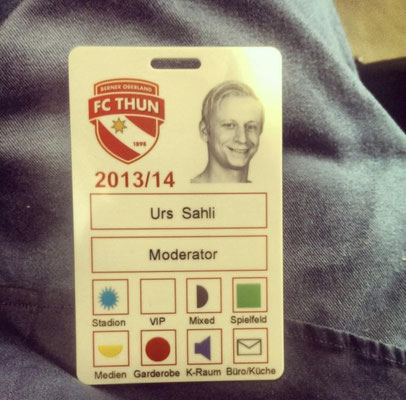 Moderation, Moderator Urs Sahli aus Bern 