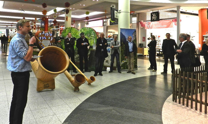 Eröffnung Roadshow 20 Jahre Naturaplan «FÜR DIE LIEBE ZUR NATUR» Wankdorf Center Bern