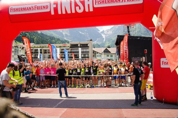 Moderation, Moderator Urs Sahli aus Bern @ Fisherman's Friend Strogmanrun 2015. Moderation.