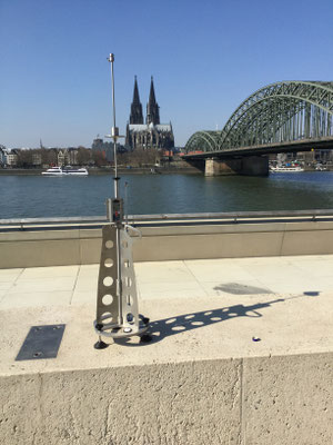 Einsatz der Fugensonde in der Domstadt Köln