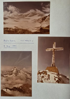 Skitour Allalinhorn am 09. August 1981