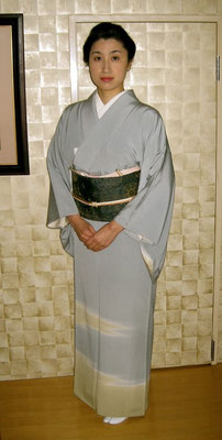主宰　水谷雅由　一つ紋訪問着