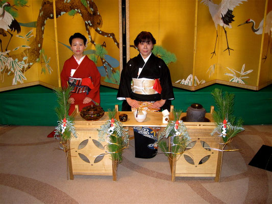 2013年京王プラザーホテル初釜　元旦雨宮点前