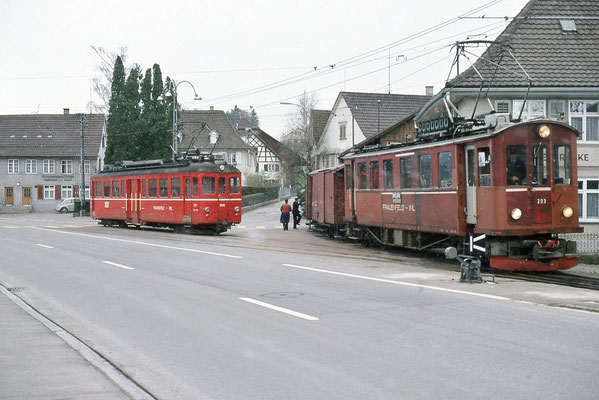 Zugkreuzug mit Rangiermanöver ca. 1977 