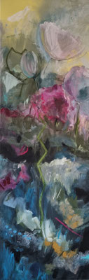 azalea magenta II, 150 x 50 cm