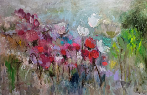 bush roses, 80 x 120 cm verkauft/sold