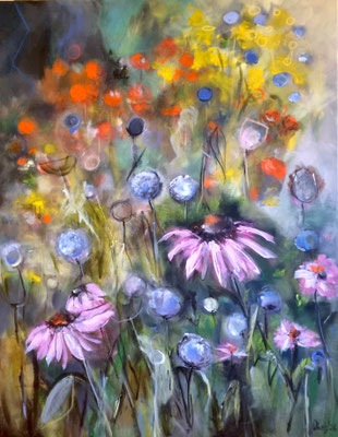 pink Marguerite 90 x 70 cm verkauft/sold