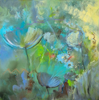 ocean flowers 30 x 30 cm verkauft/sold