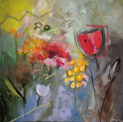Tulip right 80 x 80 cm verkauft/sold