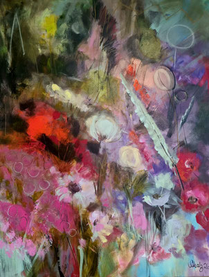 wild flowers 90 x 70 cm