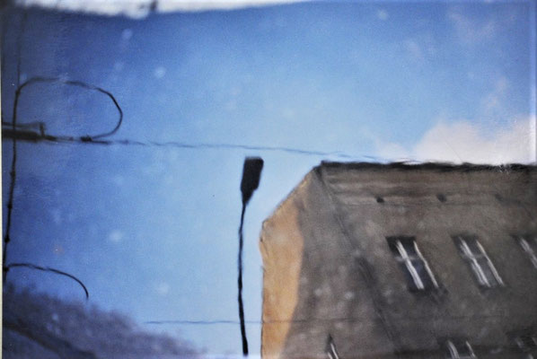 Maruska Mazza, " Torstr.", 2002, analog picture, series of reflections