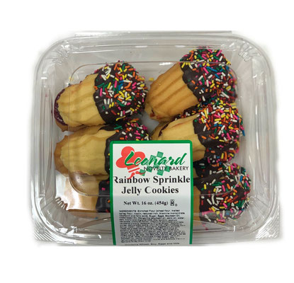 16 oz Rainbow Sprinkle Sandwich Cookies
