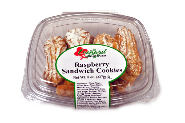 8 oz Raspberry Sandwich Cookies