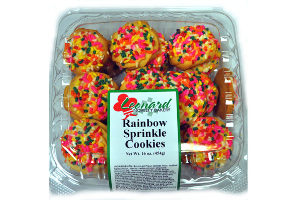16 oz Rainbow Sprinkle Cookies