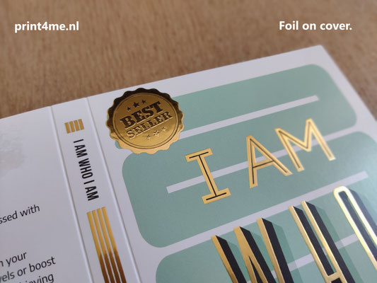 foil on cover of book