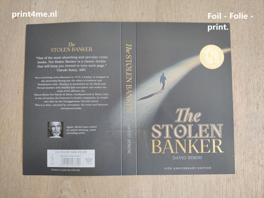hardcover boek met goudfolie