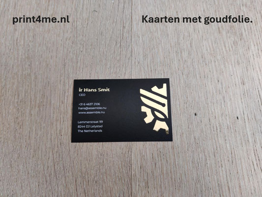 cards printed with goldfoil